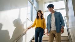 계단 내려올 때 무릎이 훅 꺾이면서 주저앉을 뻔했다면