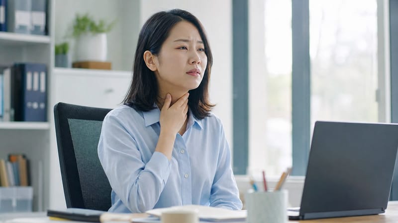 강동 목이물감, 침 삼켜도 안 없어진다면 확인하는 검사 기준