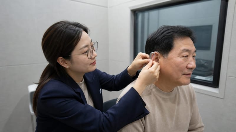 보청기는 착용 후 소리에 적응하는 기간을 거치는 보조 기기입니다.
