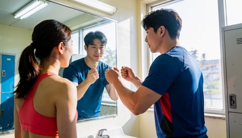 헬스장 다녀온 뒤 등에 여드름 같은 게 올라와요, 모낭염일 수도