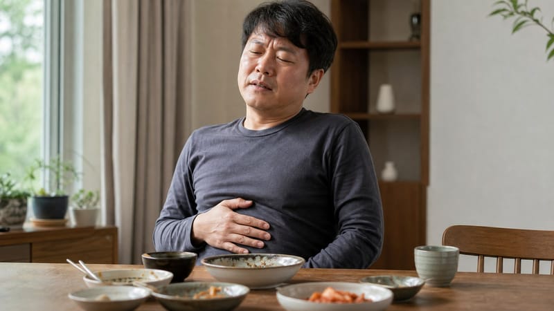 속이 더부룩한 이유, 기능성 소화불량부터 생활습관까지