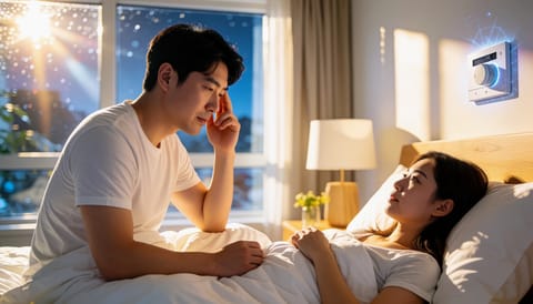 보일러 틀고 자다 머리가 지끈거려요, 환기부터 다시 볼 때