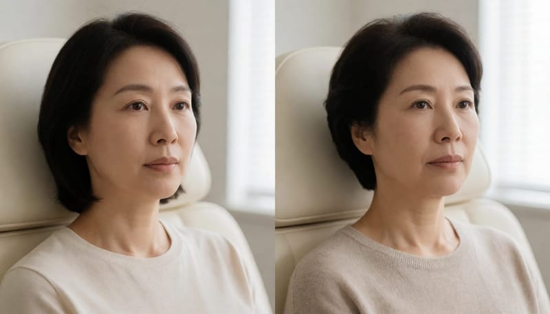 같은 시술이라도 다르게 느껴지는 두 사람의 모습