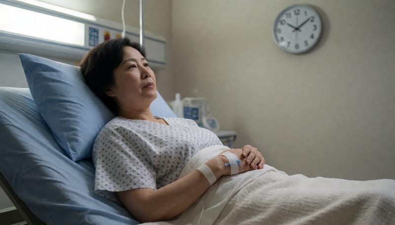 장유착 증상 발생 초기 응급실에서 복통을 호소하는 환자
