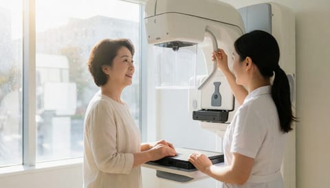친구의 문자 한 통, 유방암 검진 몇 살부터 몇 년마다 받아야 할까요