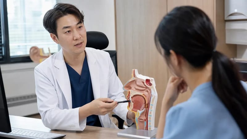 다양한 진료 상담이 이뤄지는 진료실 내부를 보여줍니다.
