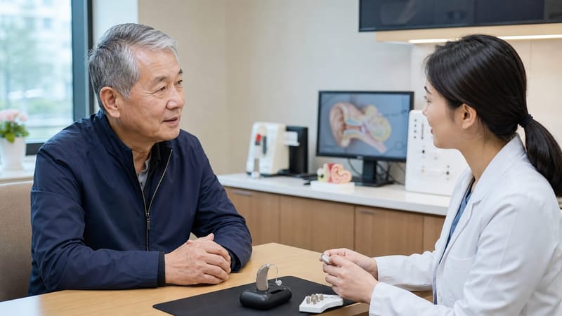 보청기 처방 후 진행되는 적합성 평가 상담