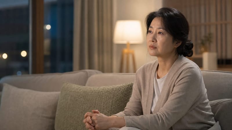 이명으로 업무 중 집중이 흐트러지는 모습