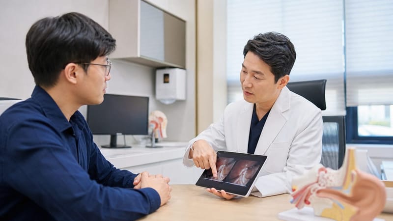 치료 방향은 청력 저하 동반 여부와 증상 정도에 따라 달라집니다