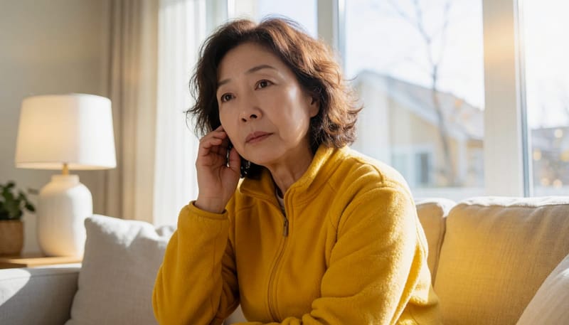 늦은 밤 혼자 있을 때 더 선명하게 느껴지는 이명 증상