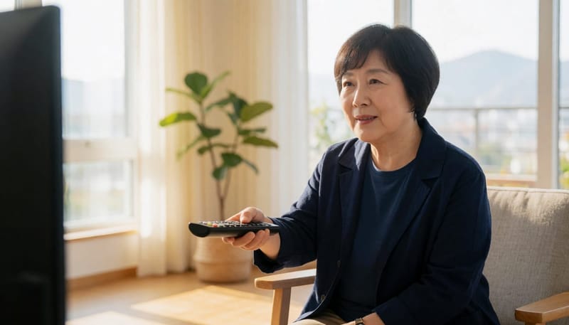 TV 볼륨을 반복해서 높이는 습관은 난청의 생활 속 신호가 될 수 있습니다.