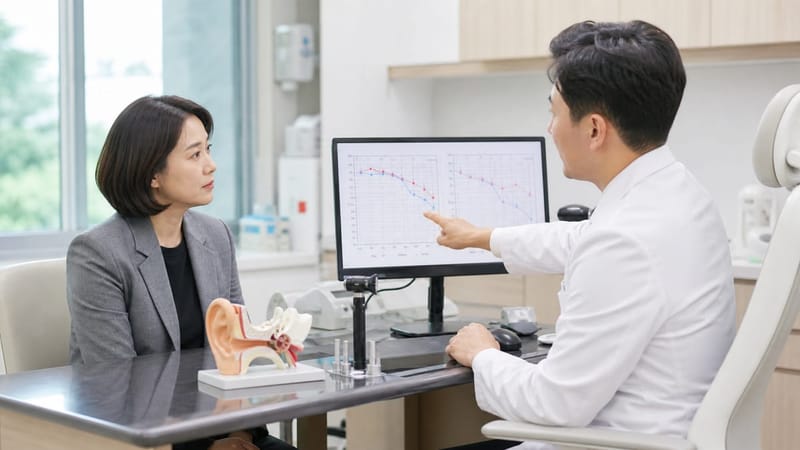 갑작스러운 청력 저하가 느껴지면 며칠 안에 진료를 받는 것이 필요합니다.