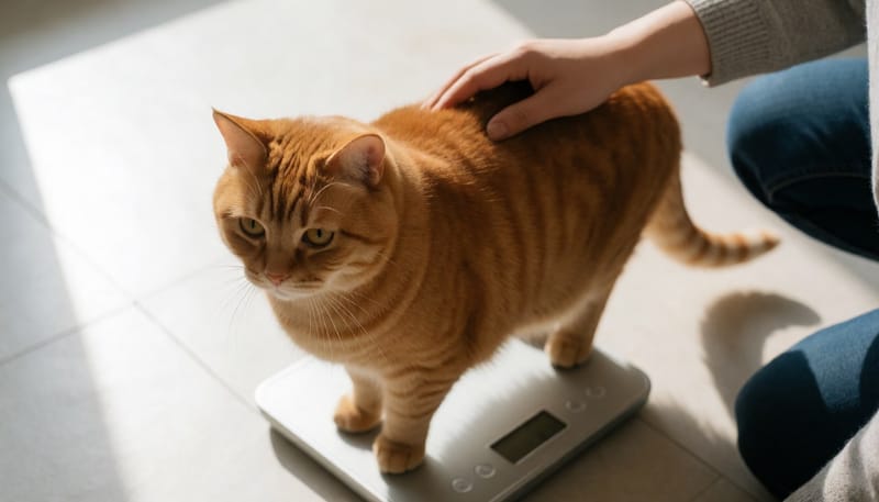 고양이 살이 너무 쪘는데, 어떻게 안전하게 빼줄까요