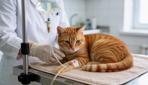 고양이 췌장염 입원하면 어떤 치료 받나요, 첫 48시간이 가른다