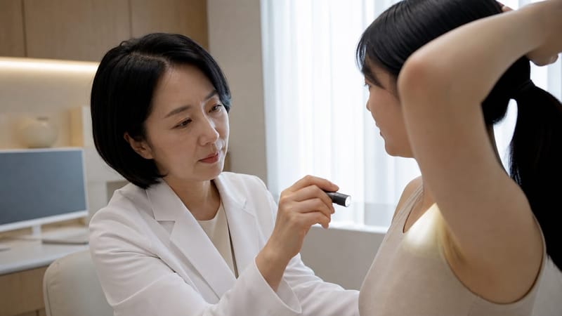 땀과 세균이 만나 냄새와 피부 트러블을 함께 유발할 수 있어 정확한 원인 파악이 필요합니다.
