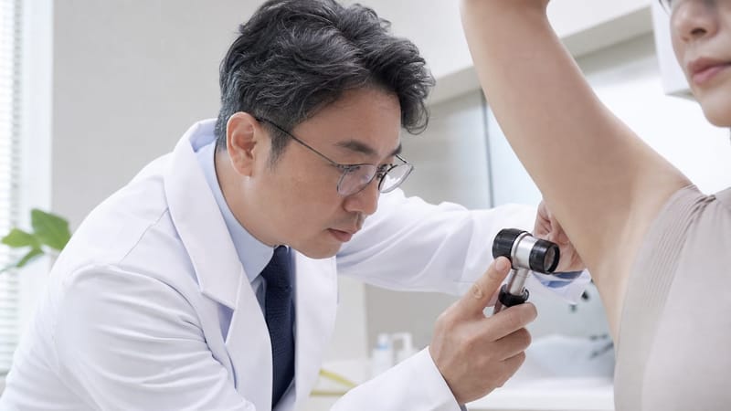 피부 트러블 동반 여부는 전문의의 육안 검사로 확인할 수 있습니다.