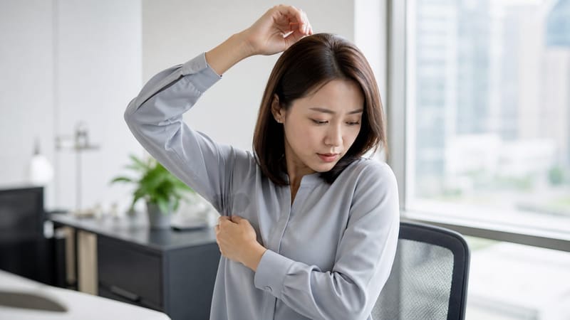 땀이 많은 환경은 아포크린샘 분비물이 늘어 냄새의 재료가 많아지는 조건이 됩니다.