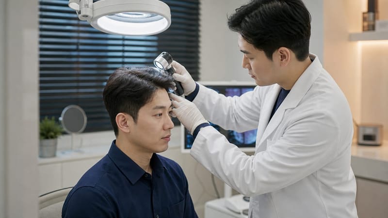 두피 상태와 진행 패턴을 확인하는 상담은 치료 방향을 정하는 첫 단계입니다.