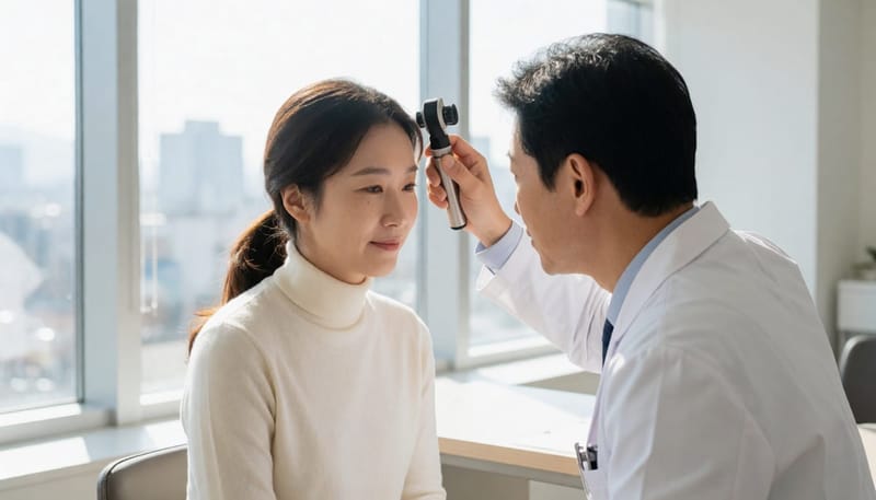 수술 전 진료에서는 복용 중인 약물과 기저 질환을 확인하는 과정을 거칩니다.