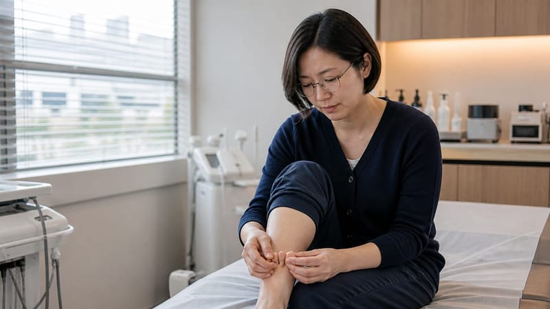 발톱 색 변화는 초기에는 미세해 자세히 살피지 않으면 지나치기 쉽습니다.
