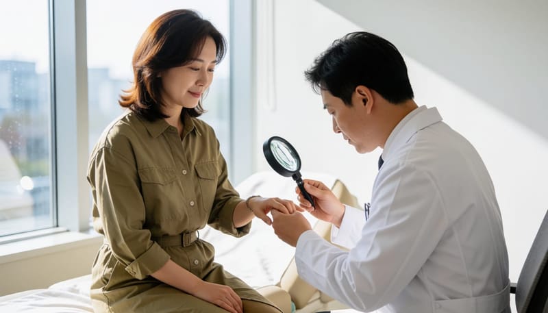 손발톱 상태와 동반 질환 여부에 따라 치료 방법이 달라집니다.