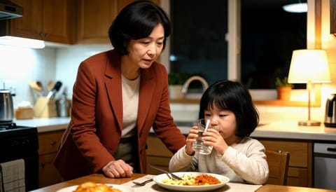 아이가 물을 계속 마시고 소변을 자주 보는데 체중이 줄어요