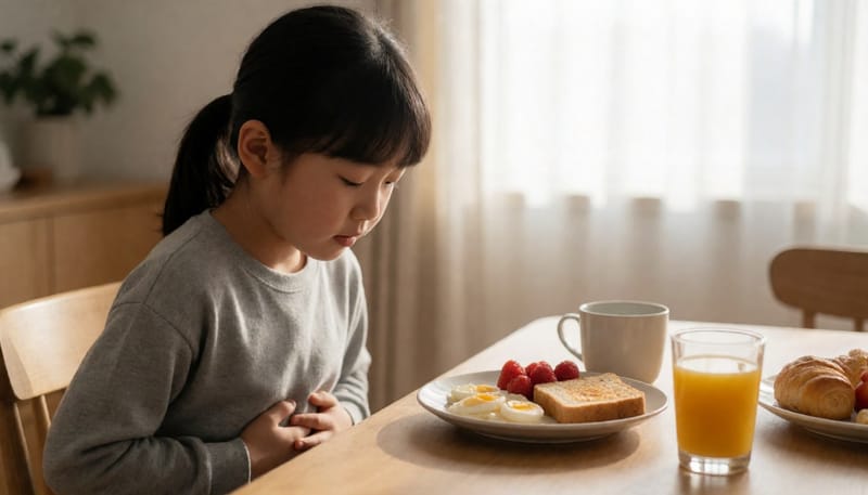 열은 없는데 아이가 자꾸 배가 아프다고 해요, 개학 후 반복된다면
