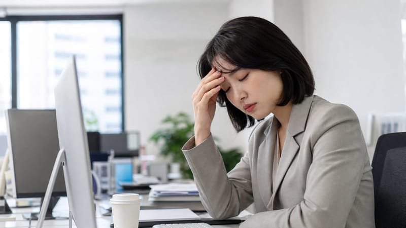 충분히 자지 못한 다음 날에는 집중력 저하와 졸음이 함께 나타나는 경우가 많습니다.