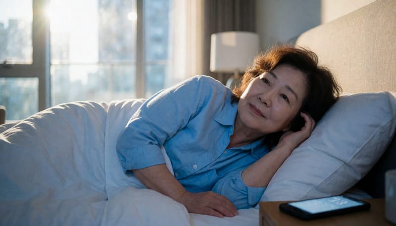 잠자리에 누워도 쉽게 잠들지 못하는 밤이 반복될 수 있습니다
