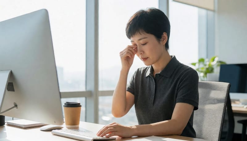 부족한 잠은 다음 날 낮의 집중력 저하로 이어지기 쉽습니다.