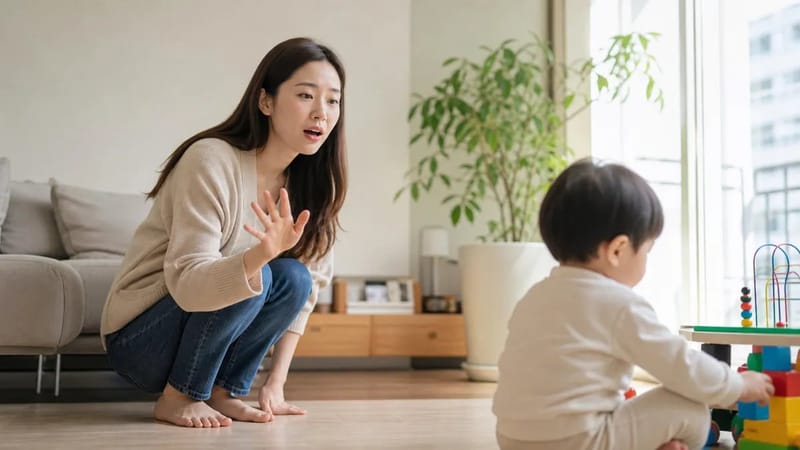 아이가 이름을 불러도 잘 반응하지 않는다면 언어 발달 시기를 고려해 이른 시기에 확인해보는 것이 필요합니다.