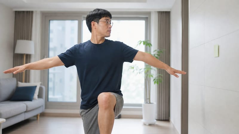 전정 보상이 필요한 시기에는 무리하지 않는 선에서 몸을 움직이는 연습이 회복에 도움이 됩니다.