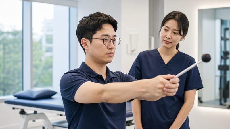 전정재활운동은 하루 3~5회, 총 20분 이상씩 4~6주 이상 꾸준히 시행하는 것이 권고됩니다.