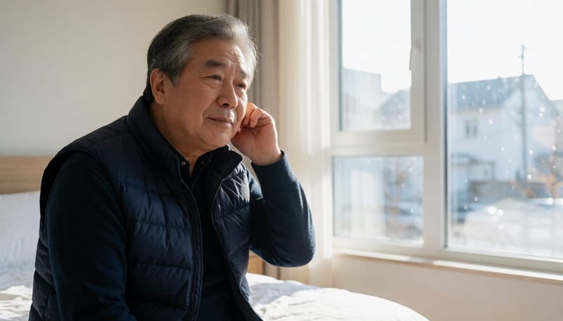 조용한 밤, 귓속 소리에 신경이 쓰이는 순간입니다.