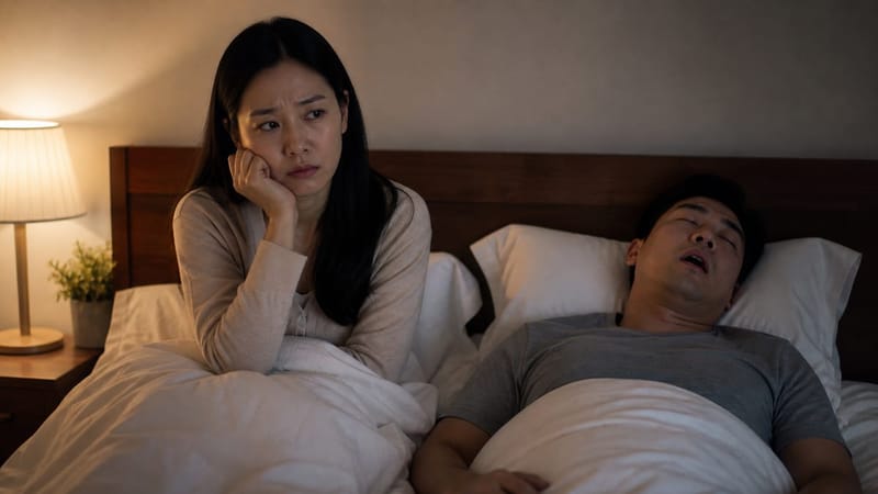 코골이 소리가 클 때는 소리 자체보다 무호흡 동반 여부를 함께 살펴보는 것이 중요합니다