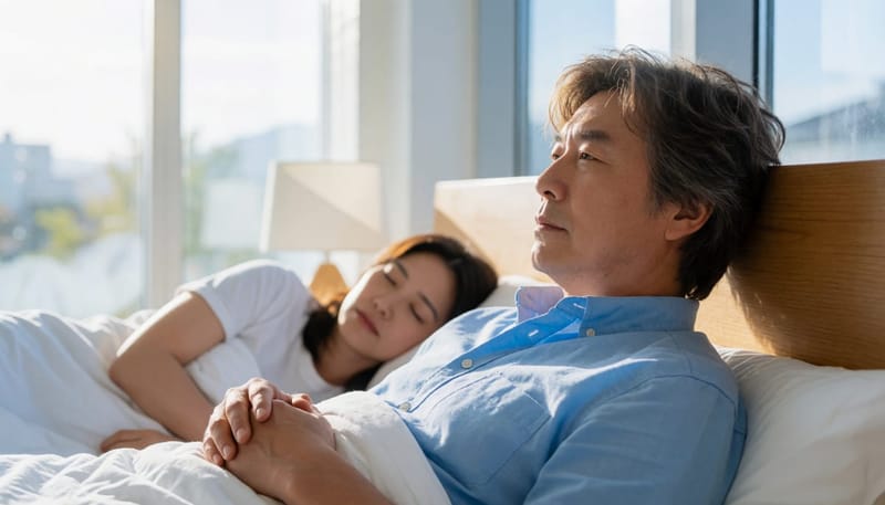코골이는 본인보다 옆에서 자는 가족이 먼저 알아차리는 경우가 많습니다.