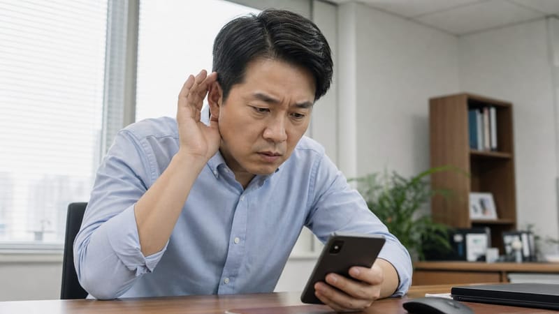 몇 번이나 되물으면서도 정작 원인을 기기 탓으로 돌리는 경우가 많습니다.