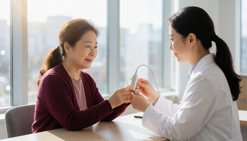 보청기 적합검사는 청력 정도에 맞춰 세부 조정을 거칩니다
