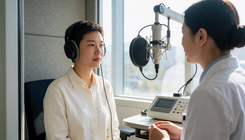 순음청력검사는 난청의 유형과 정도를 확인하는 기본 검사입니다.