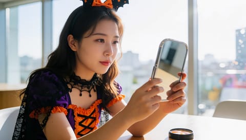 할로윈 서클렌즈 끼고 눈이 빨개졌어요, 연령별 대처가 다릅니다
