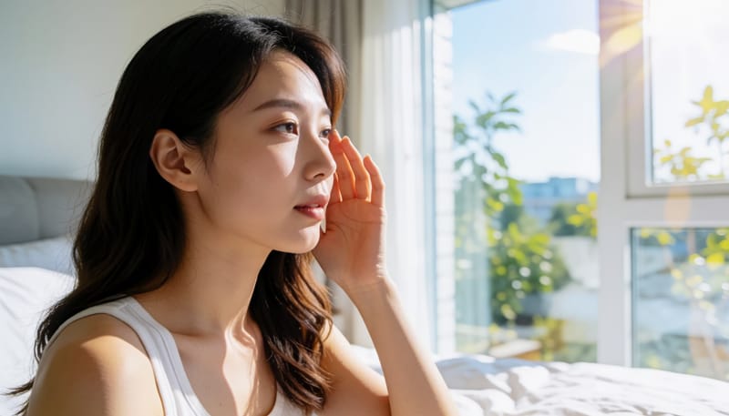 눈을 비비고 났더니 모래 들어간 것처럼 심하게 쓰라릴 때 자가관리
