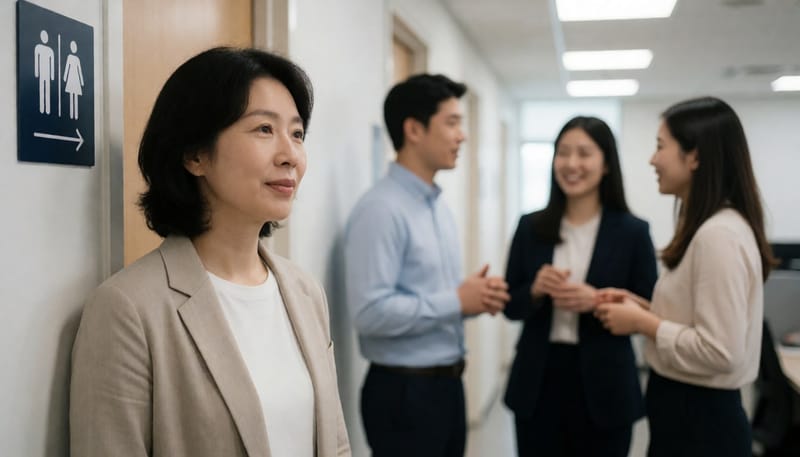 회의 중 동료가 건넨 말, 방광염 증상일 수 있습니다