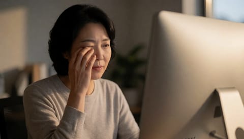 당뇨 있는데 갑자기 시야가 흐릿해졌어요, 오늘 꼭 확인할 것