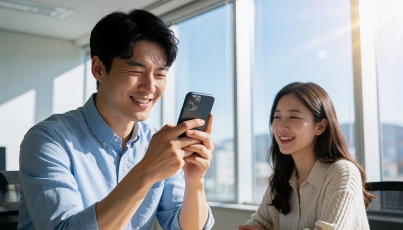 스마트폰 오래 보면 초점 안 맞고 침침, 젊은데 노안일까요