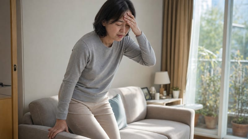 일어날 때 어지러운 이유, 기립성 저혈압일 수 있습니다