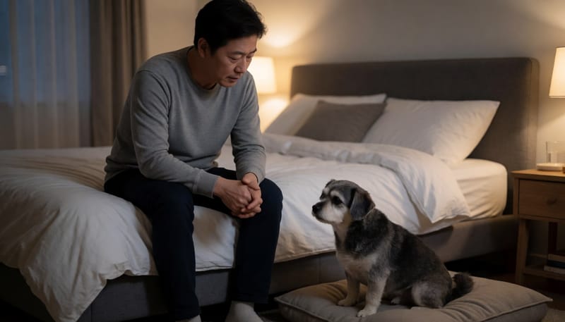 강아지가 밤에 기침을 자주 해요, 다음날 출근이 힘드시다면