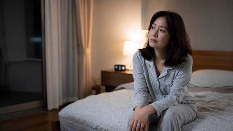 잠들지 못하고 뒤척이는 밤이 반복되면 낮 동안의 컨디션에도 영향을 줄 수 있습니다.