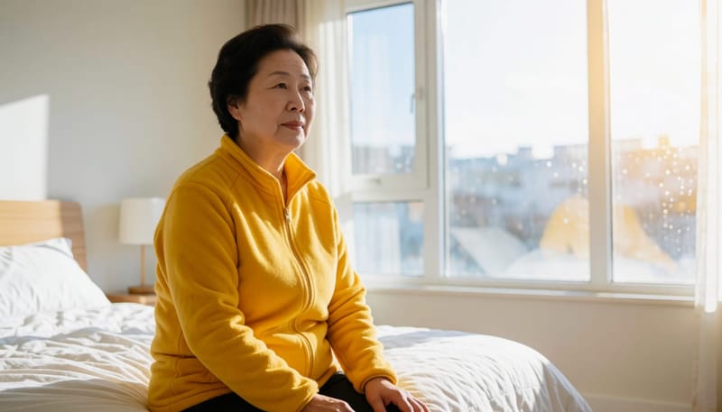 자세를 바꾸기 전 잠시 멈추는 습관은 기립성 어지럼 예방에 도움이 됩니다.