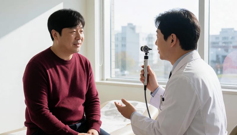 중년층 이명은 소음성 난청과 혈관성 질환이 함께 영향을 줄 수 있어 전신 건강 확인이 함께 필요합니다.