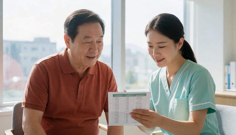 고령층은 복용 중인 약물이 이명에 영향을 줄 수 있어 약물 점검이 함께 이뤄집니다.
